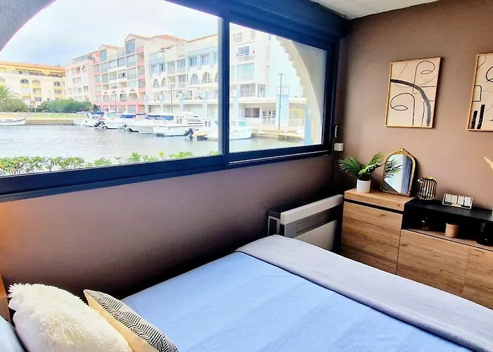 Le Port Cros 10, Superbe Studio En Bord De Mer, Jolie Vue, Parking Prive, Climatisation